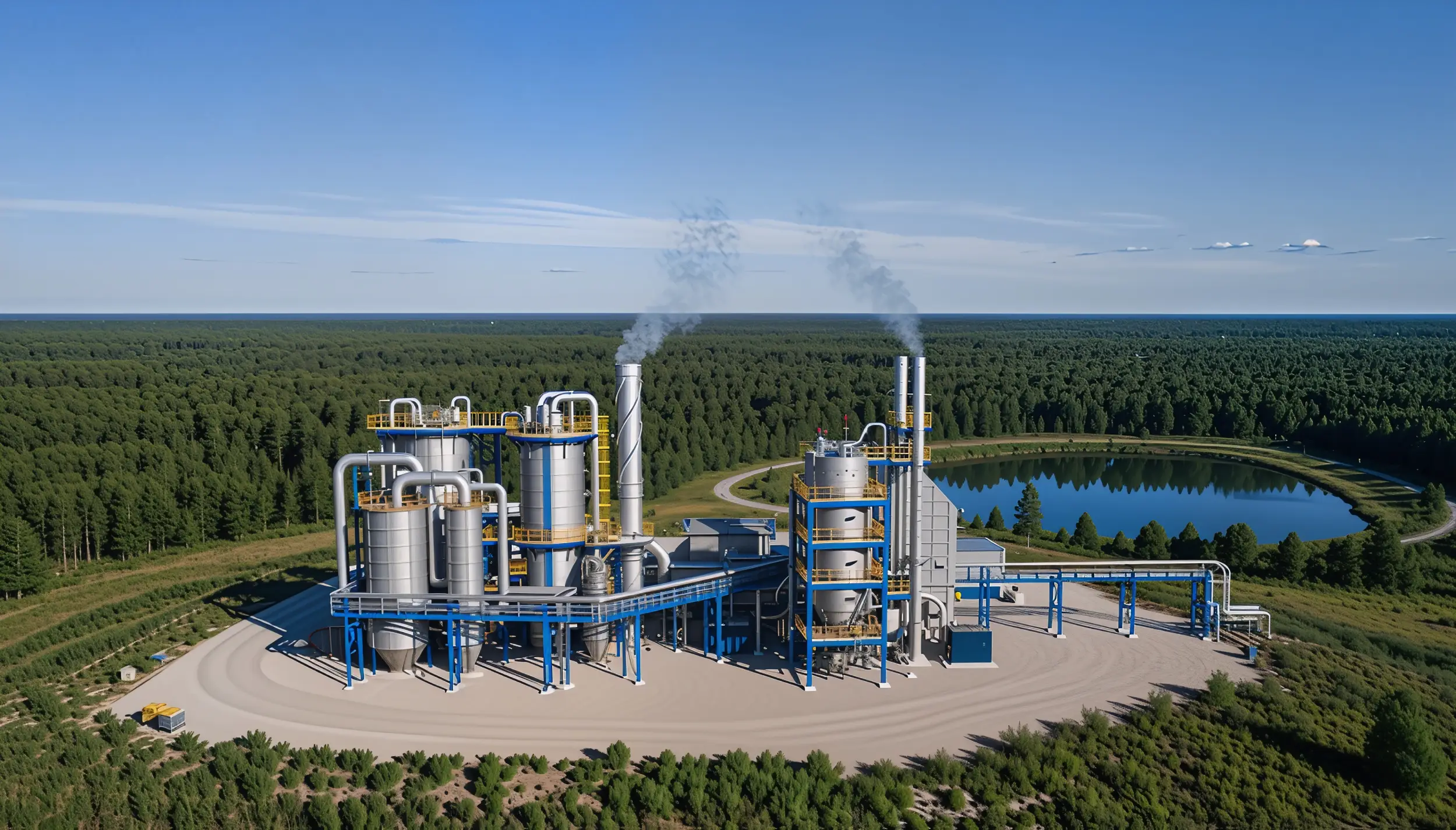 View of one of the industrial air filtration projects