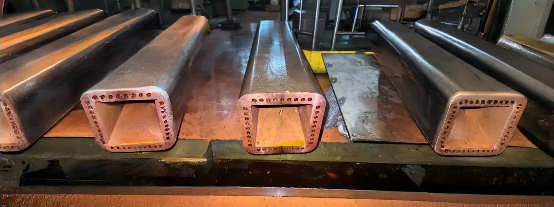 Production of copper molds 