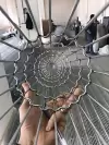 A view from inside the Baghouse Cage 