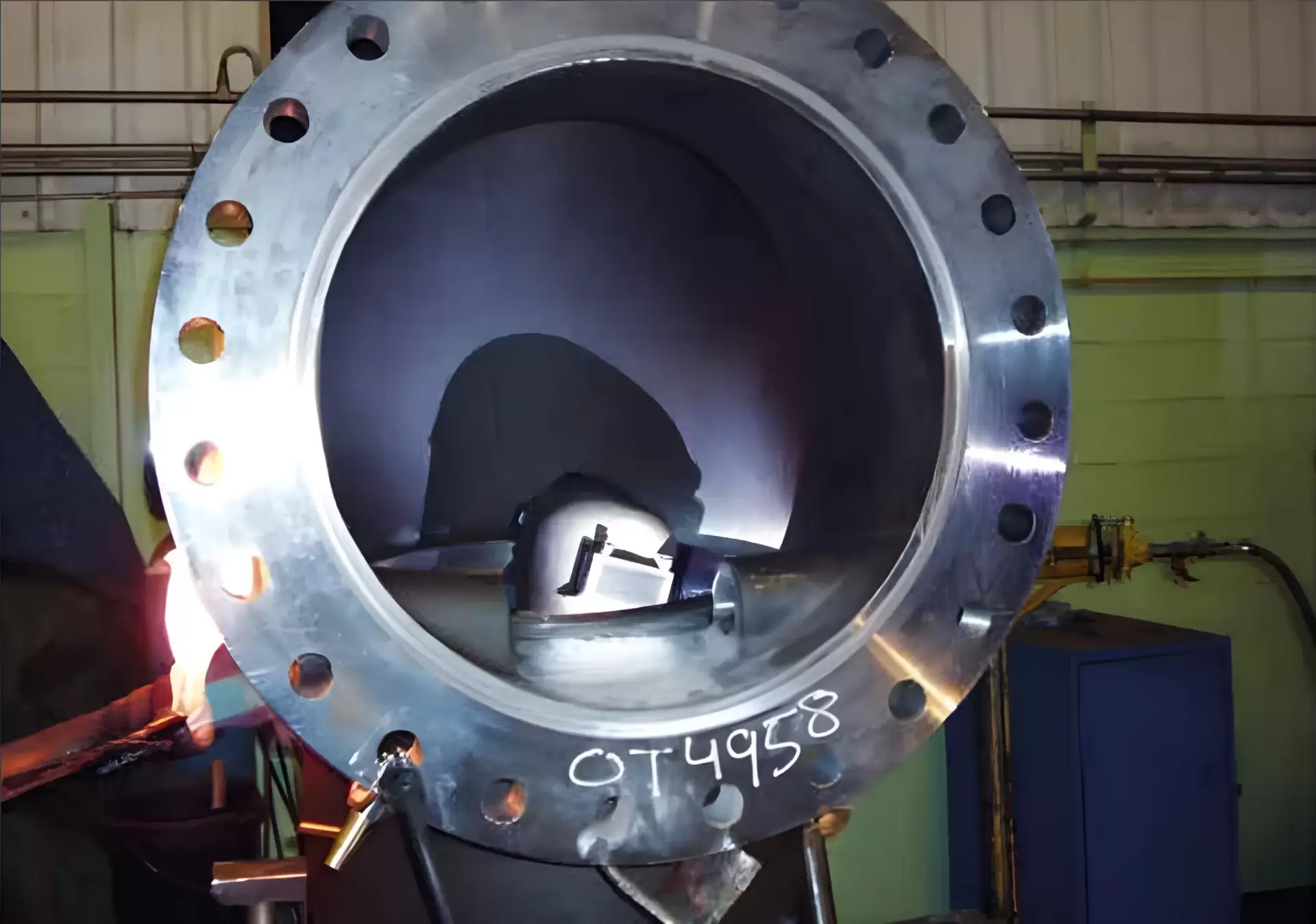 View from inside the Gate Valve