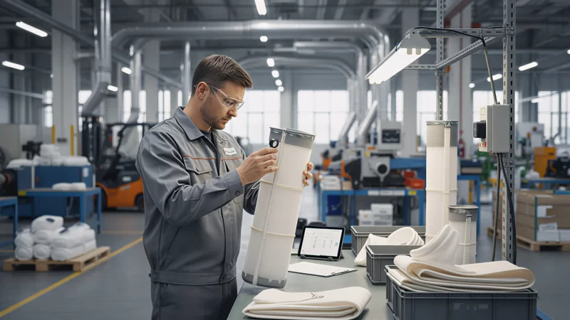 خدمات بازرسی تخصصی کیسه های فیلتر